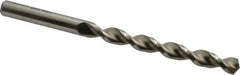 Accupro - 8mm 130° Cobalt Jobber Drill - Bright Finish, Right Hand Cut, Parabolic Flute, Straight Shank, 4-39/64" OAL, Split Point - Eagle Tool & Supply