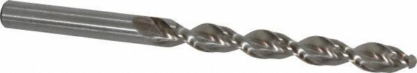 Accupro - Letter P 130° Cobalt Jobber Drill - Bright Finish, Right Hand Cut, Parabolic Flute, Straight Shank, 4-39/64" OAL, Split Point - Eagle Tool & Supply