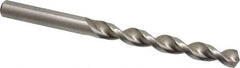 Accupro - Letter Q 130° Cobalt Jobber Drill - Bright Finish, Right Hand Cut, Parabolic Flute, Straight Shank, 4-19/32" OAL, Split Point - Eagle Tool & Supply