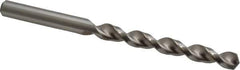 Accupro - Letter R 130° Cobalt Jobber Drill - Bright Finish, Right Hand Cut, Parabolic Flute, Straight Shank, 4-29/32" OAL, Split Point - Eagle Tool & Supply