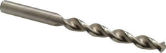 Accupro - 13/32" 130° Cobalt Jobber Drill - Bright Finish, Right Hand Cut, Parabolic Flute, Straight Shank, 5-1/4" OAL, Split Point - Eagle Tool & Supply