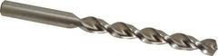 Accupro - 27/64" 130° Cobalt Jobber Drill - Bright Finish, Right Hand Cut, Parabolic Flute, Straight Shank, 5-19/32" OAL, Split Point - Eagle Tool & Supply