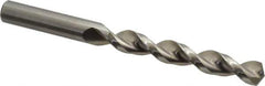 Accupro - 33/64" 130° Cobalt Jobber Drill - Bright Finish, Right Hand Cut, Parabolic Flute, Straight Shank, 5-15/16" OAL, Split Point - Eagle Tool & Supply