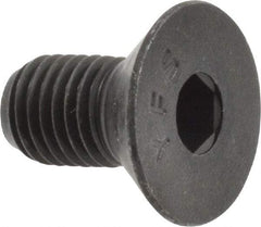 Value Collection - 5/16-24 UNF Hex Socket Drive, 82° Flat Screw - Alloy Steel, Black Oxide Finish, Fully Threaded, 5/8" OAL - Eagle Tool & Supply