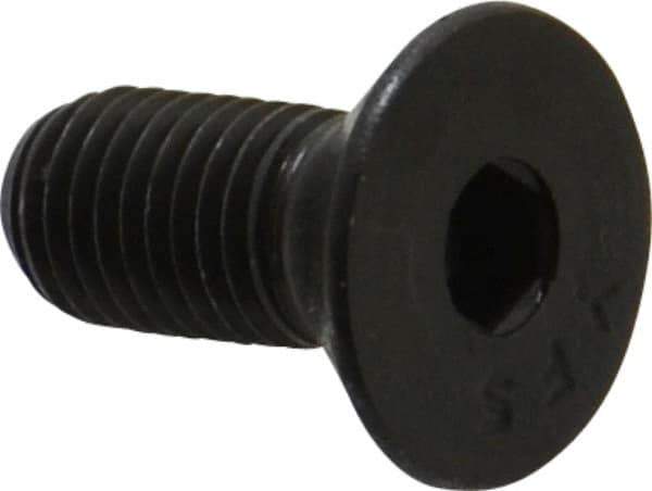 Value Collection - 5/16-24 UNF Hex Socket Drive, 82° Flat Screw - Alloy Steel, Black Oxide Finish, Fully Threaded, 3/4" OAL - Eagle Tool & Supply