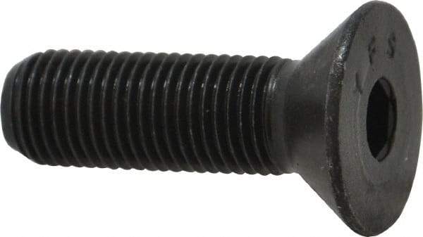 Value Collection - 3/8-24 UNF Hex Socket Drive, 82° Flat Screw - Alloy Steel, Black Oxide Finish, Fully Threaded, 1-1/4" OAL - Eagle Tool & Supply
