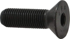 Value Collection - 3/8-24 UNF Hex Socket Drive, 82° Flat Screw - Alloy Steel, Black Oxide Finish, Fully Threaded, 1-1/4" OAL - Eagle Tool & Supply