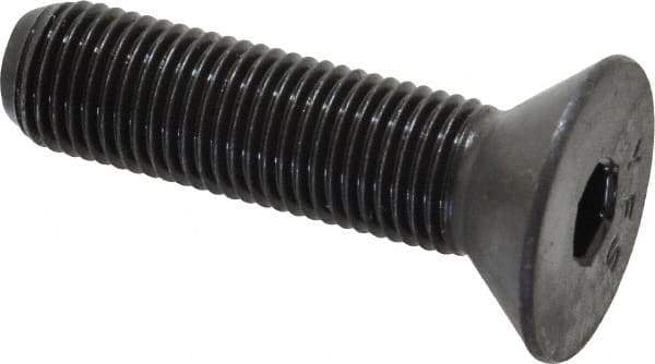 Value Collection - 3/8-24 UNF Hex Socket Drive, 82° Flat Screw - Alloy Steel, Black Oxide Finish, Fully Threaded, 1-1/2" OAL - Eagle Tool & Supply
