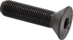 Value Collection - 3/8-24 UNF Hex Socket Drive, 82° Flat Screw - Alloy Steel, Black Oxide Finish, Fully Threaded, 1-1/2" OAL - Eagle Tool & Supply