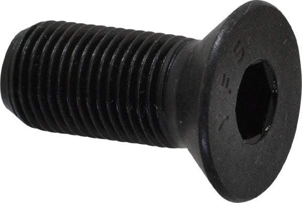 Value Collection - 1/2-20 UNF Hex Socket Drive, 82° Flat Screw - Alloy Steel, Black Oxide Finish, Fully Threaded, 1-1/4" OAL - Eagle Tool & Supply