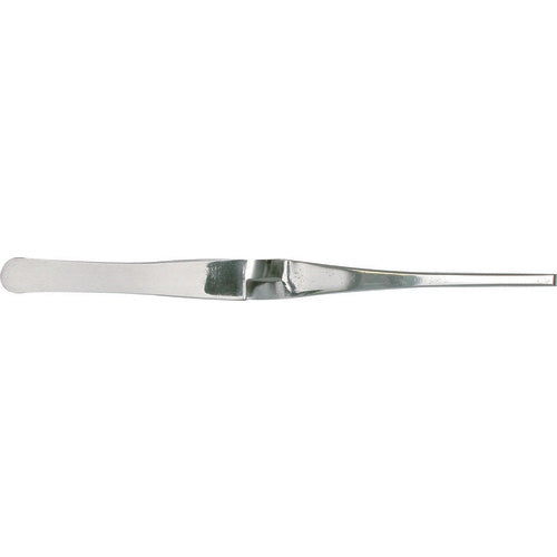 7″ Self Closing Weighted Solder w/Serrated Belt End Tweezers - Eagle Tool & Supply