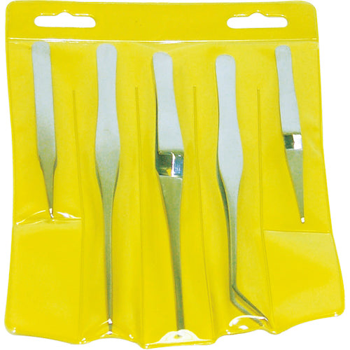 5 Pieces Tweezer Set - Eagle Tool & Supply