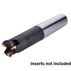 Kennametal - 1" Cutting Diam, 1" Diam Weldon Shank Indexable Copy End Mill - Eagle Tool & Supply