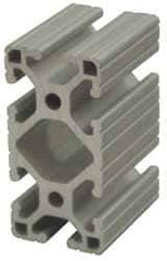 80/20 Inc. - 97 Inches Long x 3 Inches Wide x 1-1/2 Inches High, T Slotted Aluminum Extrusion - 1.7288 Square Inches, Clear Anodized Finish - Eagle Tool & Supply