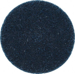 Merit Abrasives - 3" Disc Diam, Aluminum Oxide Quick Change Disc - Type P Attaching System, Nonwoven, Blue, Very Fine Grade, 20,000 RPM, XC Series - Eagle Tool & Supply