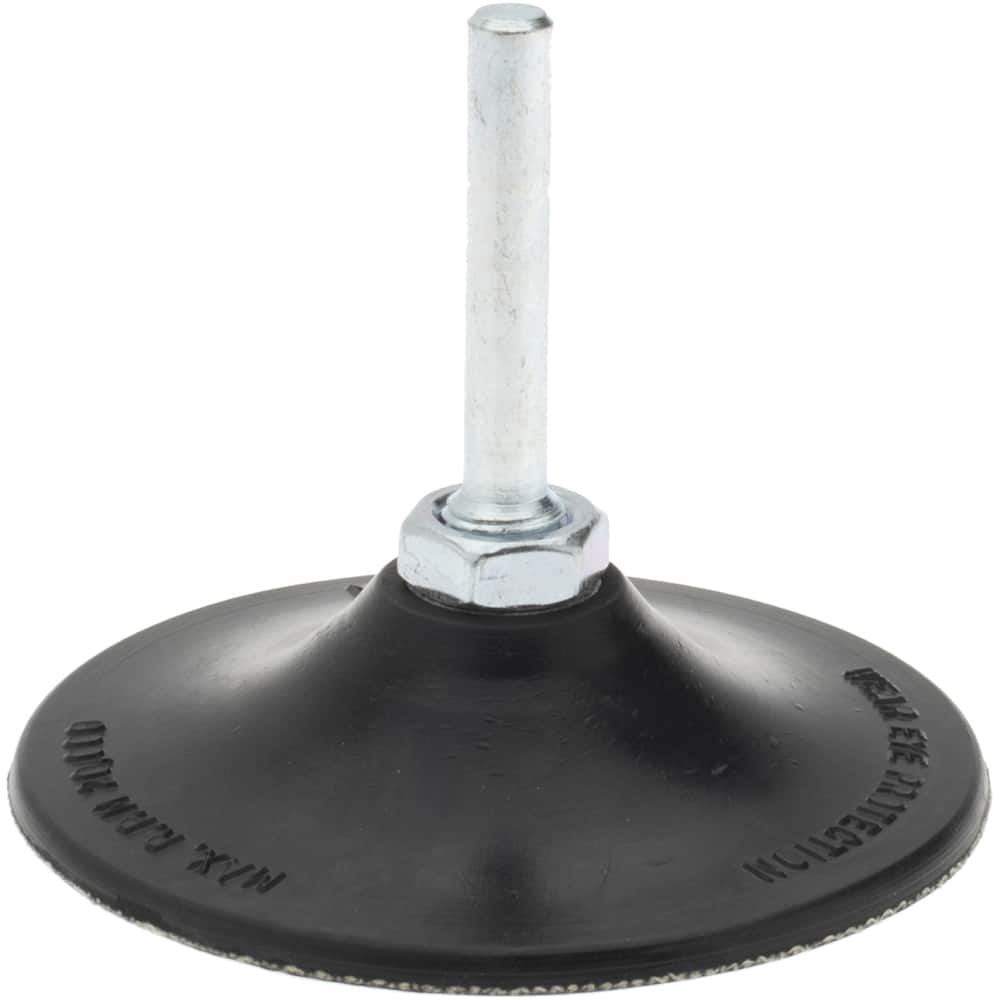 Merit Abrasives - 3" Diam Quick-Change Type P Disc Backing Pad - Eagle Tool & Supply
