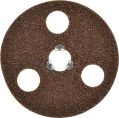 Norton - 4-1/2" Coarse Grade Aluminum Oxide Deburring Disc - Quick Change Connection - Eagle Tool & Supply