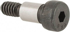 Value Collection - 1/4" Shoulder Diam x 3/8" Shoulder Length, #10-24 UNC, Hex Socket Shoulder Screw - 8 Alloy Steel, Uncoated, 0.357 to 3/8" Head Diam - Eagle Tool & Supply