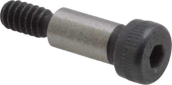Value Collection - 1/4" Shoulder Diam x 1/2" Shoulder Length, #10-24 UNC, Hex Socket Shoulder Screw - 8 Alloy Steel, Uncoated, 0.357 to 3/8" Head Diam - Eagle Tool & Supply