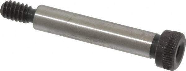 Value Collection - 1/4" Shoulder Diam x 1-1/4" Shoulder Length, #10-24 UNC, Hex Socket Shoulder Screw - 8 Alloy Steel, Uncoated, 0.357 to 3/8" Head Diam - Eagle Tool & Supply