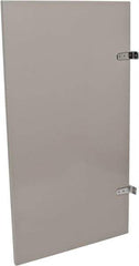 Bradley - Washroom Partition Steel Urinal Panel - 23 Inch Wide x 42 Inch High, ADA Compliant Stall Compatibility, Warm Gray - Eagle Tool & Supply