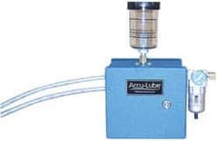 Accu-Lube - 1 Outlet, 10 Ounce Tank Capacity, Micro Lubricant System - 12' Coolant Line Length - Eagle Tool & Supply