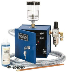 Accu-Lube - 2 Outlet, 10 Ounce Tank Capacity, Micro Lubricant System - 12' Coolant Line Length - Eagle Tool & Supply