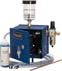 Accu-Lube - 1 Outlet, 10 Ounce Tank Capacity, Micro Lubricant System - 12' Coolant Line Length - Eagle Tool & Supply