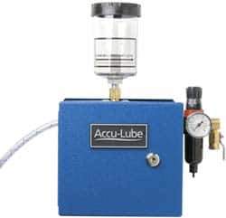 Accu-Lube - 1 Outlet, 10 Ounce Tank Capacity, Micro Lubricant System - 12' Coolant Line Length - Eagle Tool & Supply