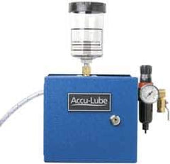 Accu-Lube - 1 Outlet, 10 Ounce Tank Capacity, Micro Lubricant System - 12' Coolant Line Length - Eagle Tool & Supply