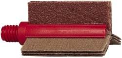 Superior Abrasives - 60 Grit, Coated, Aluminum Oxide Bore Polisher - 1/4" Shank Length, Medium Grade, 22,000 RPM, Polishes Bores with 3/4 to 1" Diam - Eagle Tool & Supply