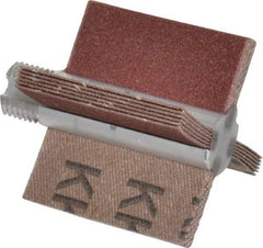 Superior Abrasives - 180 Grit, Coated, Aluminum Oxide Bore Polisher - 1/4" Shank Length, Very Fine Grade, 22,000 RPM, Polishes Bores with 1 to 1-1/2" Diam - Eagle Tool & Supply