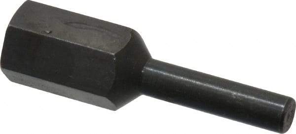 Value Collection - 1" Long Bore Polisher Mandrel - 5/16-18 Thread, 1/2" Diam, 1/2" Hole, for Use with SK-3 - Eagle Tool & Supply