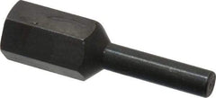 Value Collection - 1" Long Bore Polisher Mandrel - 5/16-18 Thread, 1/2" Diam, 1/2" Hole, for Use with SK-3 - Eagle Tool & Supply