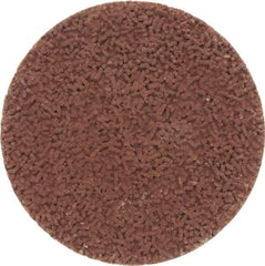 Made in USA - 1-1/2" Disc Diam, 600 Grit, Aluminum Oxide Quick Change Disc - Type S Attaching System, Coated, Brown, Super Fine Grade - Eagle Tool & Supply