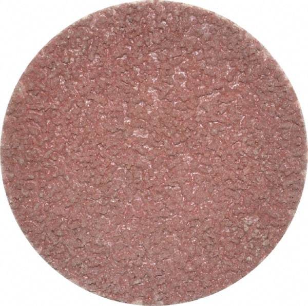 Made in USA - 2" Disc Diam, 120 Grit, Aluminum Oxide Quick Change Disc - Type S Attaching System, Coated, Brown, Fine Grade - Eagle Tool & Supply