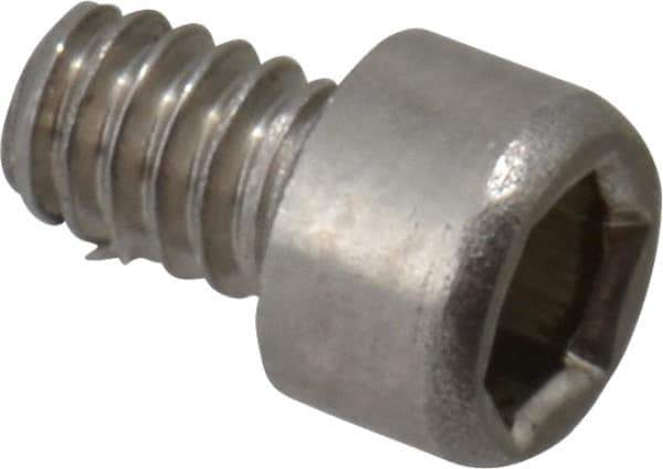 Value Collection - #2-56 UNC Hex Socket Drive, Socket Cap Screw - Grade 18-8 Stainless Steel, 1/8" Length Under Head - Eagle Tool & Supply