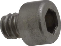 Value Collection - #4-40 UNC Hex Socket Drive, Socket Cap Screw - Grade 18-8 Stainless Steel, 1/8" Length Under Head - Eagle Tool & Supply