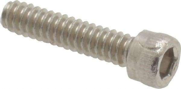 Value Collection - #4-40 UNC Hex Socket Drive, Socket Cap Screw - Grade 18-8 Stainless Steel, 1/2" Length Under Head - Eagle Tool & Supply