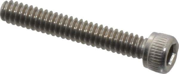 Value Collection - #4-40 UNC Hex Socket Drive, Socket Cap Screw - Grade 18-8 Stainless Steel, 3/4" Length Under Head - Eagle Tool & Supply