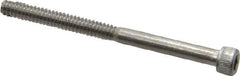 Value Collection - #4-40 UNC Hex Socket Drive, Socket Cap Screw - Grade 18-8 Stainless Steel, 1-1/2" Length Under Head - Eagle Tool & Supply