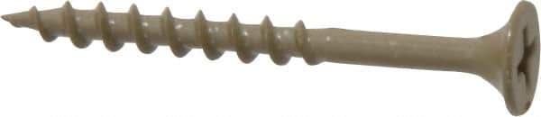 Buildex - #6 Bugle Head, Phillips Steel Deck Screw - 1-5/8" OAL, Grade C-1018 - Eagle Tool & Supply
