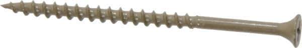 Buildex - #8 Bugle Head, Phillips Steel Deck Screw - 3" OAL, Grade C-1018 - Eagle Tool & Supply