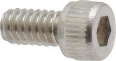 Value Collection - #5-40 UNC Hex Socket Drive, Socket Cap Screw - Grade 18-8 Stainless Steel, 1/4" Length Under Head - Eagle Tool & Supply