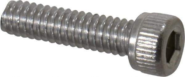 Value Collection - #5-40 UNC Hex Socket Drive, Socket Cap Screw - Grade 18-8 Stainless Steel, 1/2" Length Under Head - Eagle Tool & Supply