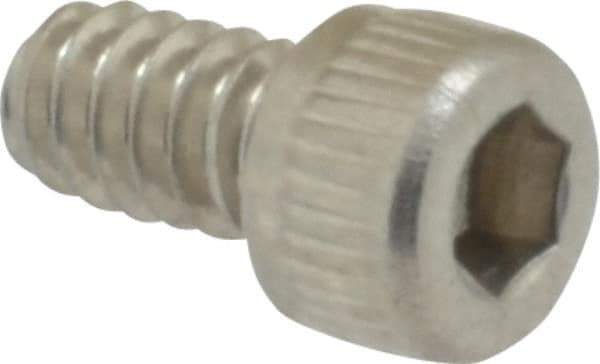 Value Collection - #6-32 UNC Hex Socket Drive, Socket Cap Screw - Grade 18-8 Stainless Steel, 1/4" Length Under Head - Eagle Tool & Supply