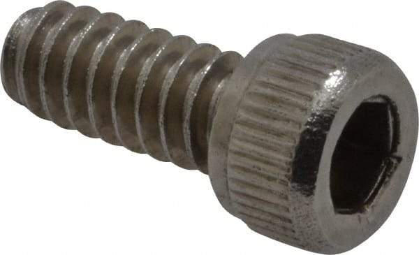 Value Collection - #6-32 UNC Hex Socket Drive, Socket Cap Screw - Grade 18-8 Stainless Steel, 5/16" Length Under Head - Eagle Tool & Supply