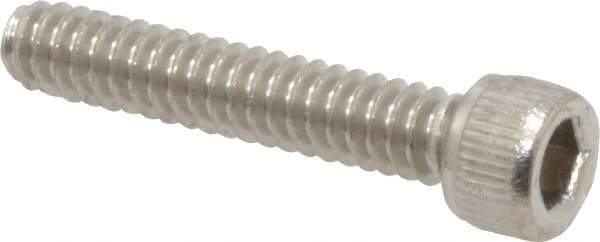 Value Collection - #6-32 UNC Hex Socket Drive, Socket Cap Screw - Grade 18-8 Stainless Steel, 3/4" Length Under Head - Eagle Tool & Supply