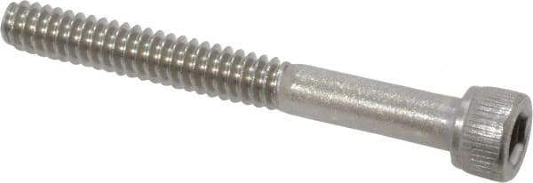 Value Collection - #6-32 UNC Hex Socket Drive, Socket Cap Screw - Grade 18-8 Stainless Steel, 1-1/4" Length Under Head - Eagle Tool & Supply