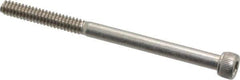Value Collection - #6-32 UNC Hex Socket Drive, Socket Cap Screw - Grade 18-8 Stainless Steel, 2" Length Under Head - Eagle Tool & Supply
